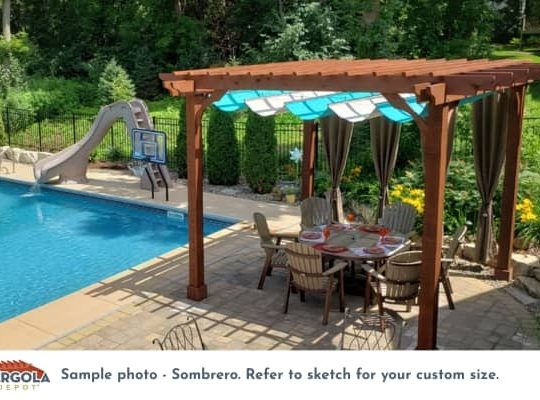 Patrick Clark 14'x28' Custom CEDAR Freestanding Big Kahuna - Image 2