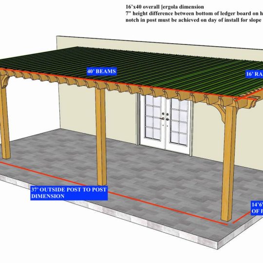 James Kilts 16'X40' Custom Attached Big Kahuna PLUS (No Roof) - Image 1