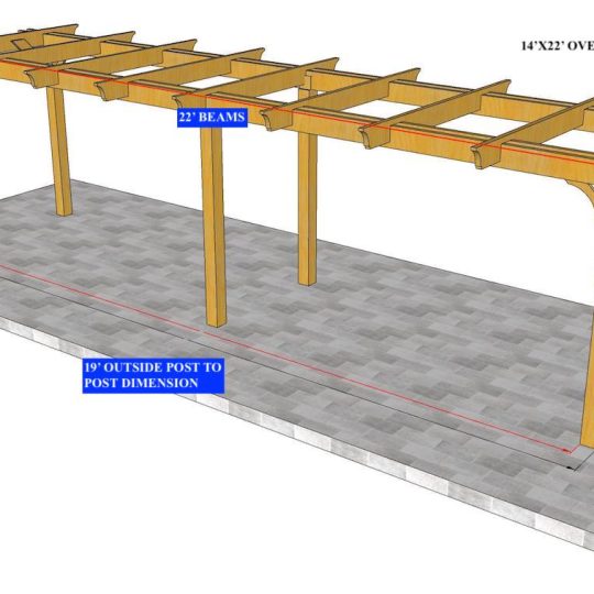 KAREN MURRAY 14'X22'  Custom Freestanding Melbourne With 8 Rafters - Image 1