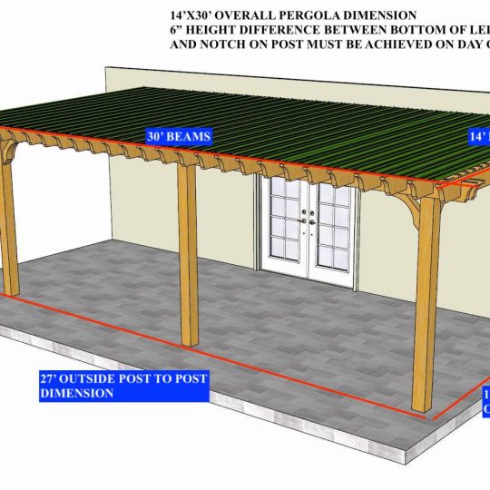 LORRAINE 14'X30' Custom Attached Big Kahuna PLUS NO ROOF - Image 1
