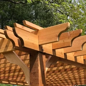 Premium cedar wood pergola