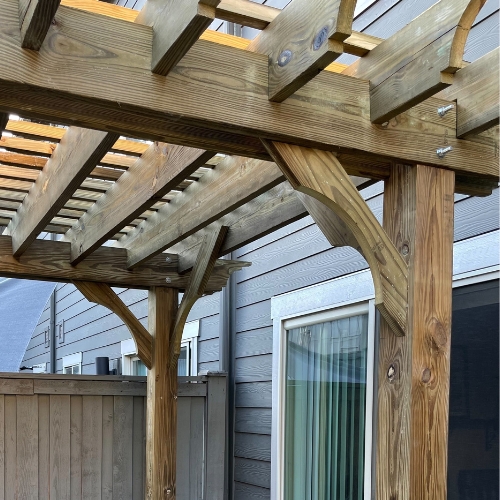Premium pine wood pergolas