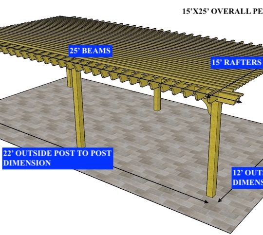 ABDULLAH 15'X25' Custom Free-standing Big Kahuna - Image 1