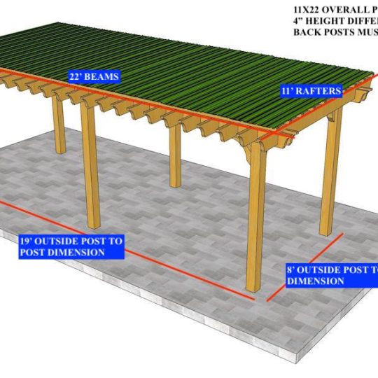 Hilda Shenvi 11'x22' Custom Freestanding Big Kahuna Plus (No Metal Roof) - Image 1