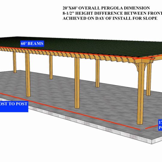 Mike Post 20'x60' Custom Freestanding Big Kahuna Plus (10) Posts - Image 1