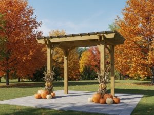 Patio Design Ideas Fall Pergolas