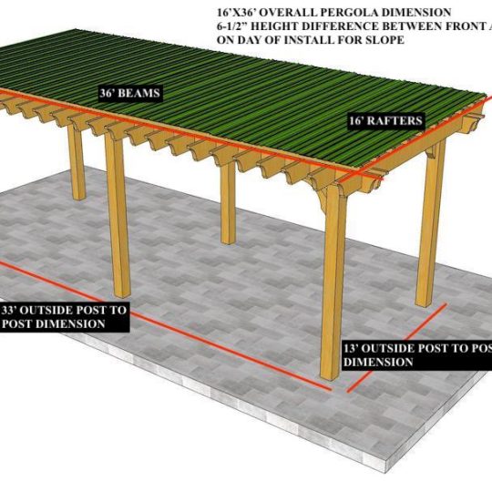 Antonia 16'x36' Custom Freestanding Big Kahuna PLUS - Image 1