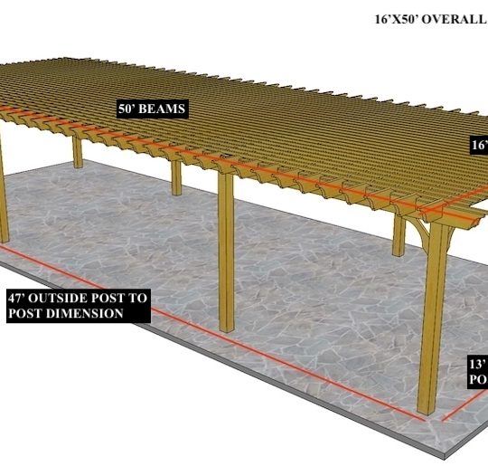 Antonia 16'x50' Custom Free-standing Big Kahuna - Image 1