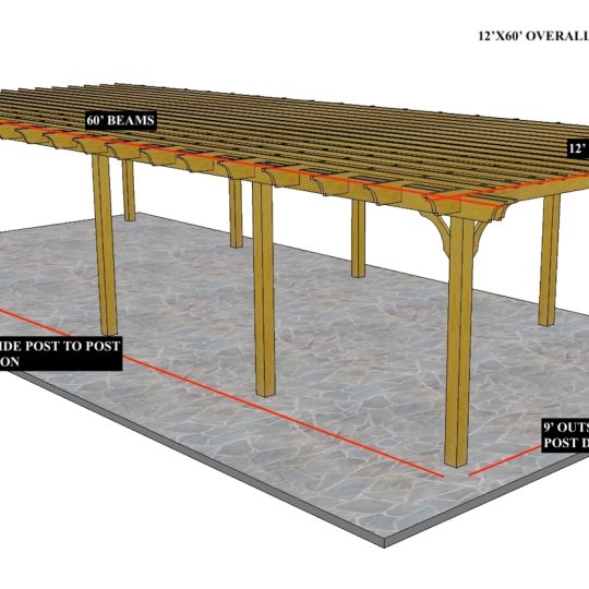 Eric Law 12'x60' Custom Big Kahuna Solar-Ready  (10) total posts - Image 1