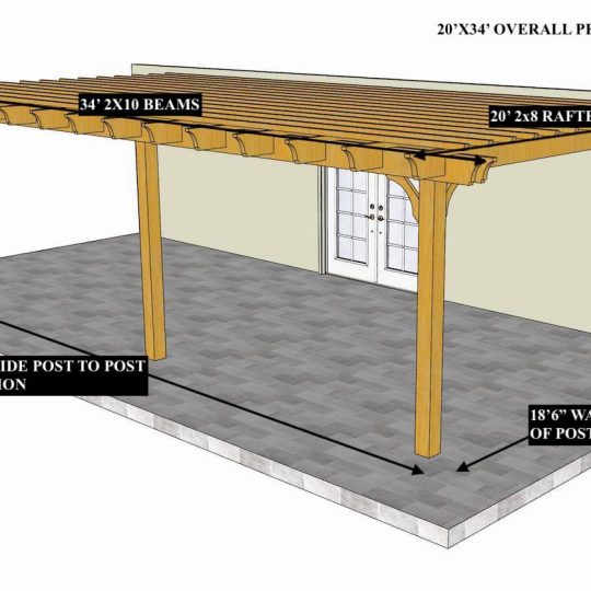 Michael Mayhugh 20'x34' Custom Attached Big Kahuna Solar-Ready - Image 1