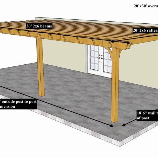 Nion Pinto 20'X30' Custom Attached Big Kahuna Lite - Image 1