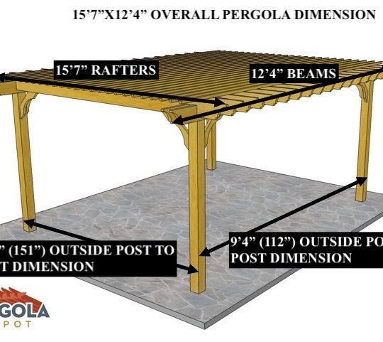 Mario 15'7"x12'4" Custom Free-standing PINE Big Kahuna - Image 1