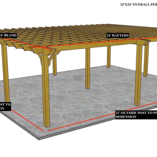 Eric 24'x24' Custom Freestanding Sombrero - Image 1