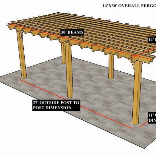 Justin Burckhard 14'X30' Custom Freestanding Sombrero - Image 1