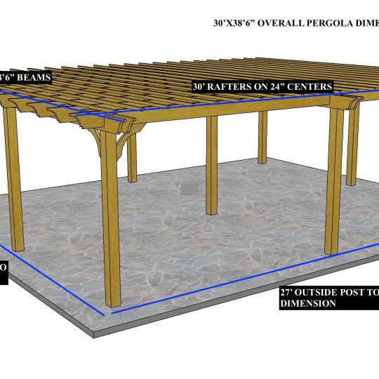 Shannon Feeley 30'x38'6"  Custom Freestanding Sombrero - Image 1