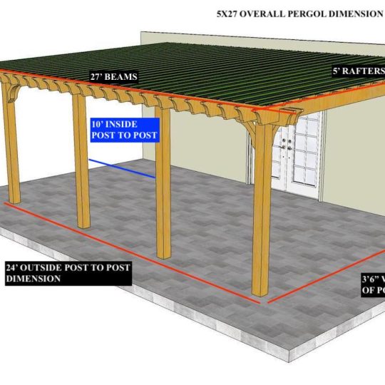 Keith W. Eckles 5'X27' Custom Attached Big Kahuna PLUS (NO ROOF) - Image 1