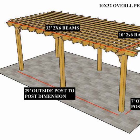 Carlos Reis 10'x32' Custom Freestanding Sombrero Lite - Image 1