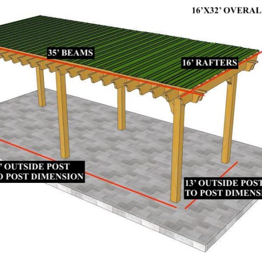 ILLYA 16'X35' Custom Freestanding Big Kahuna PLUS (NO ROOF) - Image 1