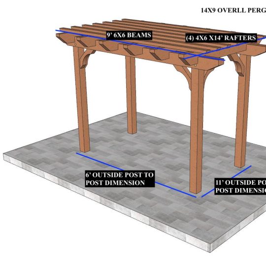 John Grimes 14'X9' Custom Big Kahuna Timber Frame - Image 1