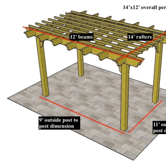 Joseph Poyer 14'x12' Custom Freestanding Sombrero - Image 1