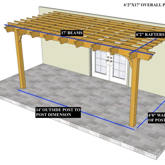Kenneth Edelman 6'2"x17' Custom Attached Sombrero - Image 1