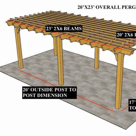Kenneth Kudlak 20'x23' Custom Freestanding Sombrero Lite - Image 1