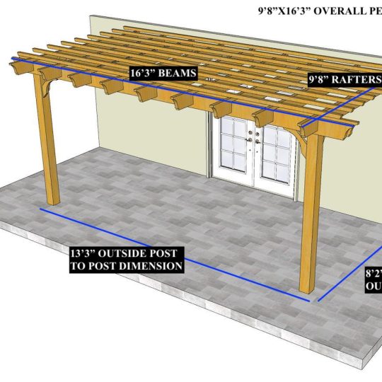 Mariana Reis 9'8"x16'3"  Custom Attached Sombrero - Image 1