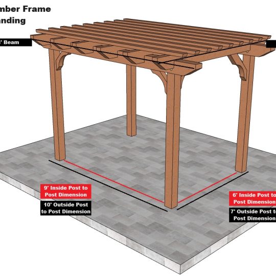 Tex T 10'x13'  Big Kahuna Timber Frame - Image 1