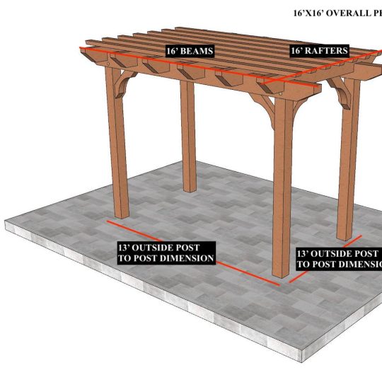 Steven B 16'x16' Big Kahuna Timber Frame - Image 1