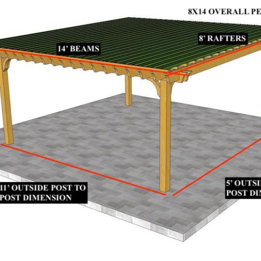 David D 8'x14'  Freestanding Big Kahuna PLUS - Image 1