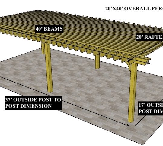 Frank D 20'X40' Custom Freestanding Big Kahuna - Image 1