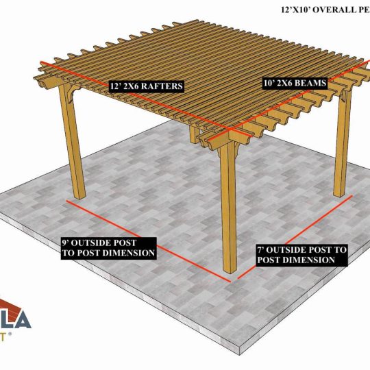 James 12'x10' Custom Freestanding Big Kahuna Lite - Image 1