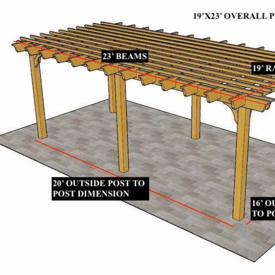 Jeri M 19'x23' Custom Freestanding Sombrero - Image 1