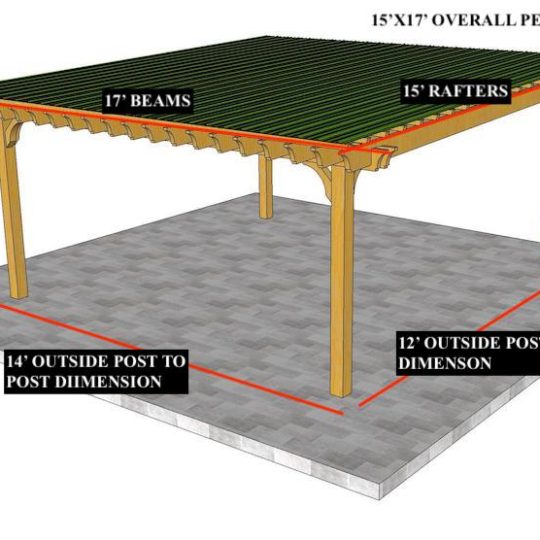 Jim C 15'x17' Freestanding Big Kahuna PLUS - Image 1