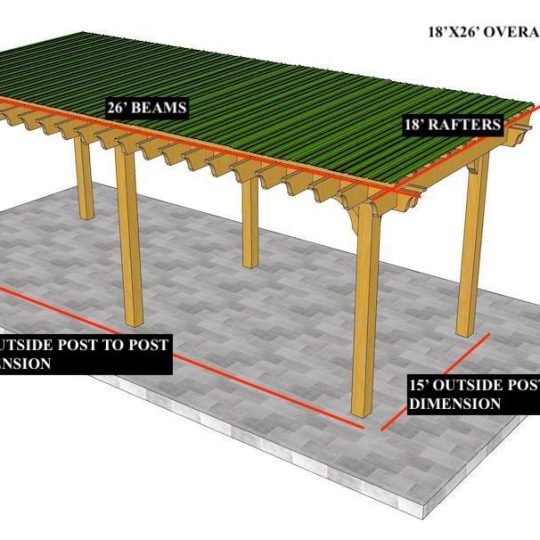 Lori C 18'x26' Freestanding Big Kahuna PLUS - Image 1