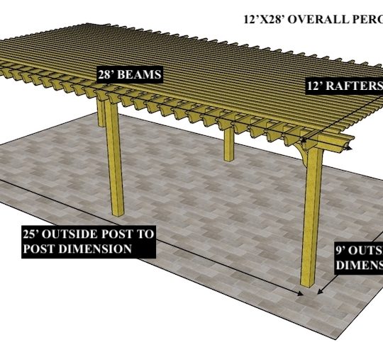 Michael J 12'x28' Custom Freestanding Big Kahuna - Image 1