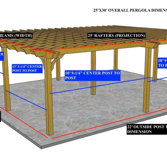 Sayre B 25'x30' Custom Freestanding Sombrero - Image 1