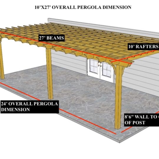 Stephen S 10'x27' Custom Freestanding Sombrero - Image 1