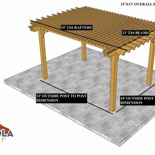 Steve B 15'x13' Custom Freestanding SombreroLite - Image 1