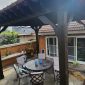 Backyard freestanding pergola