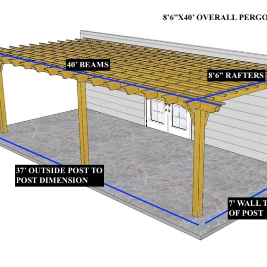 Berel B 8'6"x40' Custom Attached Sombrero - Image 1