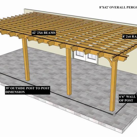 Chris P 8'x42' Custom Attached Sombrero Lite - Image 1