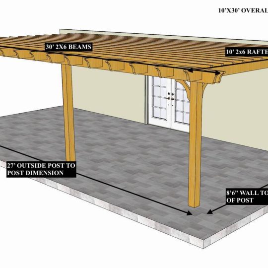 David R 10'x30' Custom Attached Big Kahuna Lite - Image 1