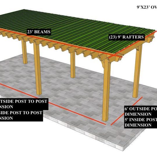 Janet K 9'x23' Custom Freestanding Big Kahuna PLUS - Image 1