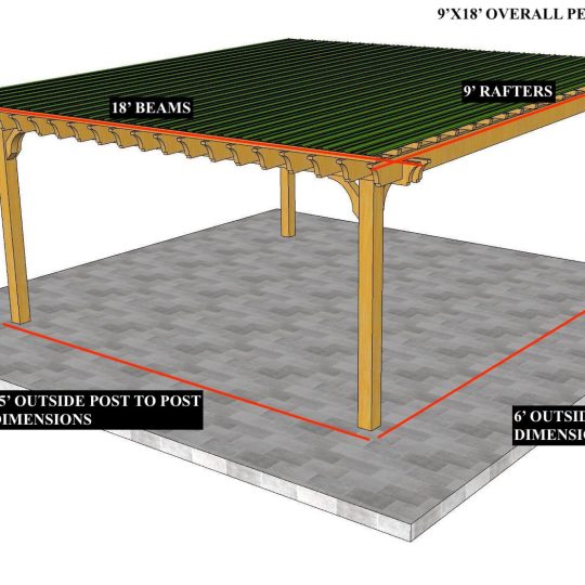 Mark W 9'x18' Custom Freestanding Big Kahuna PLUS - Image 1