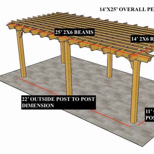 Michael Doney 14'x25' Custom Freestanding Sombrero Lite - Image 1