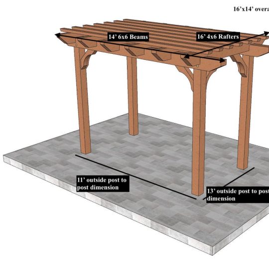 Rueben 16'x14' Big Kahuna Timber Frame - Image 1