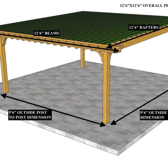 THERESA G 12'6"X12'6" Freestanding Big Kahuna PLUS - Image 1
