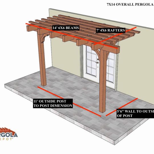 Arely M 7'x14'  Custom Attached Big Kahuna Timber Frame - Image 1