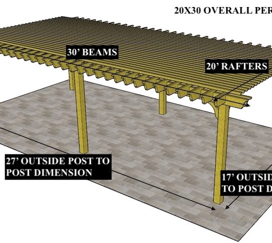 Brady Q 20'x30' Custom Freestanding Big Kahuna - Image 1